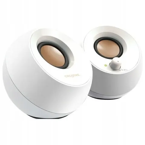 Creative Głośniki do komputera Pebble 2.0 biały/ white Usb – zdjęcie 2
