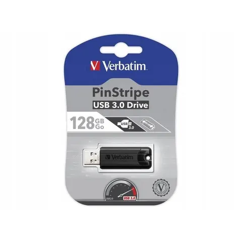Pendrive Verbatim 128GB PinStripe Usb 3.0 – zdjęcie 2