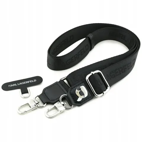 Karl Lagerfeld Smycz Universal Strap Tether Patch Karl Metal Logo – zdjęcie 2