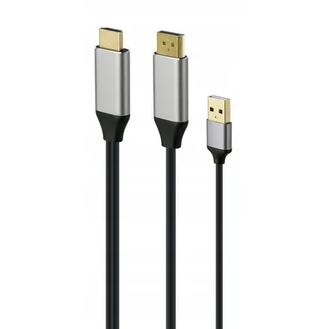 Gembird Adapter Hdmi do Dp 4K M 60Hz Usb-a powered – zdjęcie 3