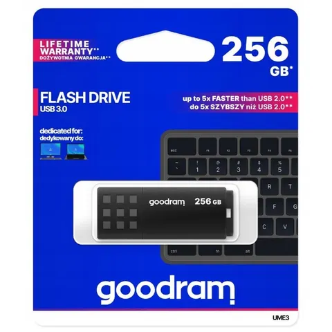 Pendrive Goodram UME3 256GB Usb 3.0 Czarny – zdjęcie 2