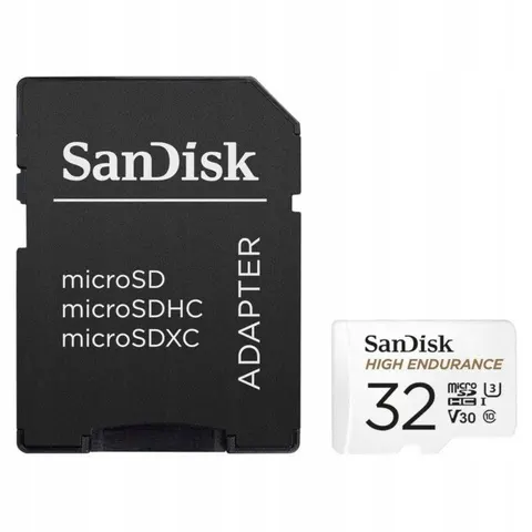 Sandisk 32 Gb micro Sd Hc High Endurance Do Kamer – zdjęcie 3
