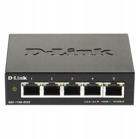 D-Link Smart Managed Switch DGS-1100-05V2/E Managed L2 Rackmountabl – zdjęcie 2