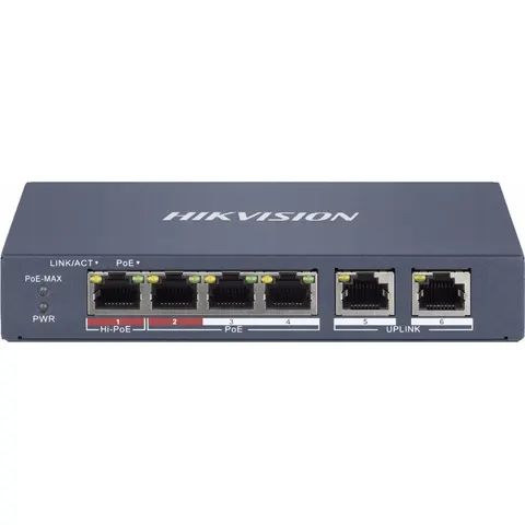 Switch Hikvision DS-3E1106HP-EI – zdjęcie 2