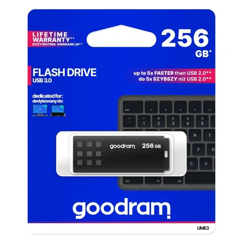 Pendrive Goodram UME3 256GB Usb 3.0 Czarny – zdjęcie 3