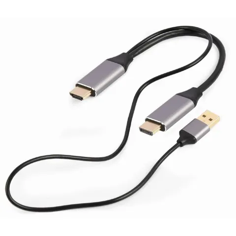 Gembird Adapter Hdmi do Dp 4K M 60Hz Usb-a powered – zdjęcie 4