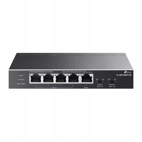 Switch TP-Link TL-SG1005P-PD – zdjęcie 2