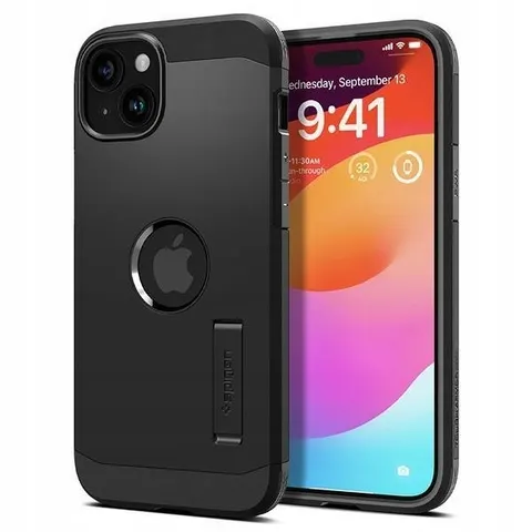 Plecki Spigen do Apple iPhone 15 czarny – zdjęcie 2