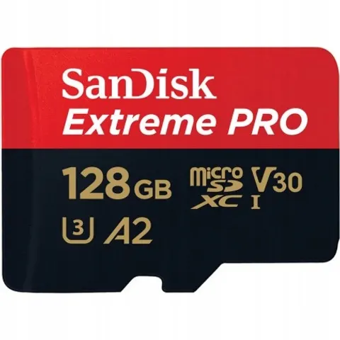 Sandisk 128 Gb micro Sd XC Uhs Extreme Pro 170MBs – zdjęcie 2