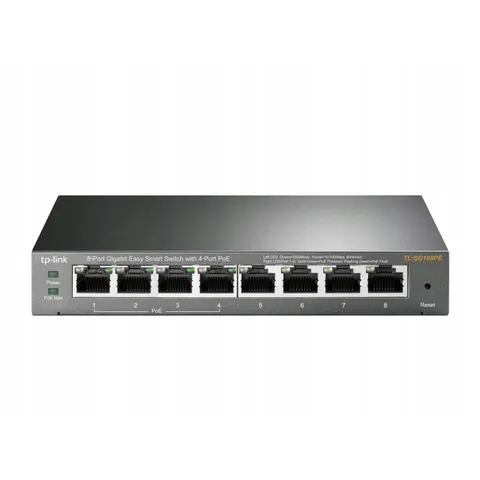 Switch Tp-link TL-SG108PE (8x 10/100/1000Mbps) – zdjęcie 2
