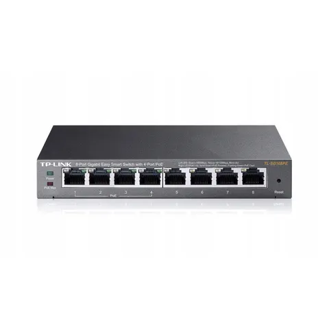 Switch Tp-link TL-SG108PE (8x 10/100/1000Mbps) – zdjęcie 3