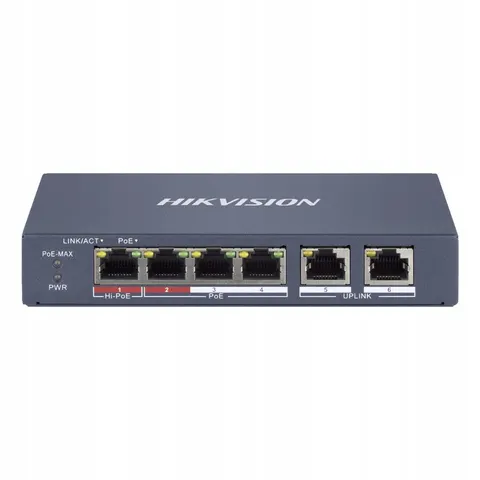 Switch Poe Hikvision DS-3E1106HP-EI – zdjęcie 3