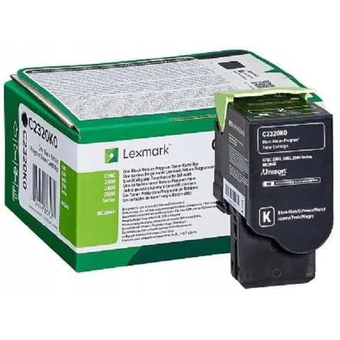 Toner Lexmark C2320K0 czarny (black) – zdjęcie 2