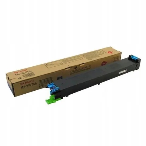 Toner Sharp MX-31GTCA niebieski (cyan) – zdjęcie 2