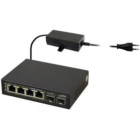 Switch Poe 4+2SFP Pulsar SFG64 – zdjęcie 2