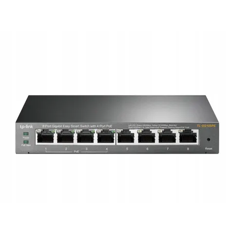Switch Tp-link TL-SG108PE (8x 10/100/1000Mbps) – zdjęcie 4