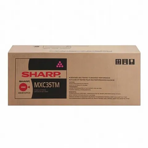 Toner Sharp MX-C35TC MX-C35TM czerwony (purpurowy) – zdjęcie 2