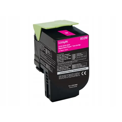 Toner Lexmark 80C20M0 czerwony (magenta) – zdjęcie 2