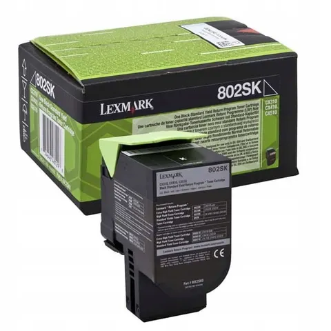 Toner Lexmark 80C2SK0 czarny (black) – zdjęcie 2