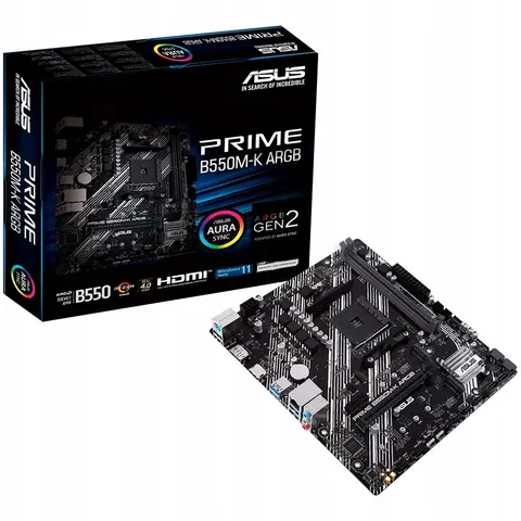 Asus Prime B550M-K Argb bundkort m – zdjęcie 2