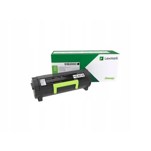 Toner Lexmark 51B2000 czarny (black) – zdjęcie 2
