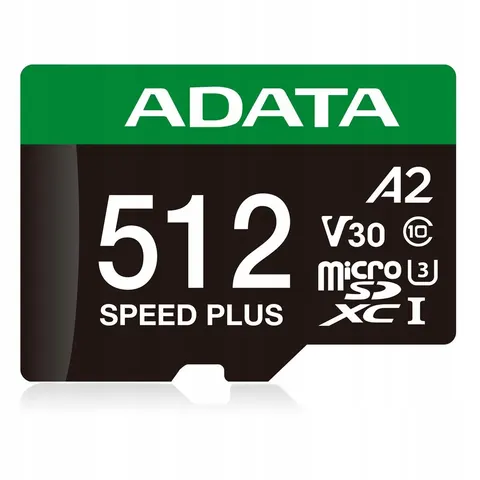 Adata Speed Plus MicroSDXC 512 Gb Class 3 UHS-I/U3 A2 V30 – zdjęcie 2