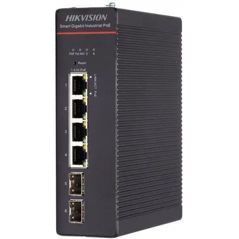 Switch Hikvision DS-3T1506HP-SI-4P2F LinkVu – zdjęcie 2