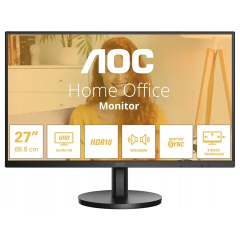 Monitor Aoc 27" U27B3A 2xHDMI Dp głośniki – zdjęcie 3