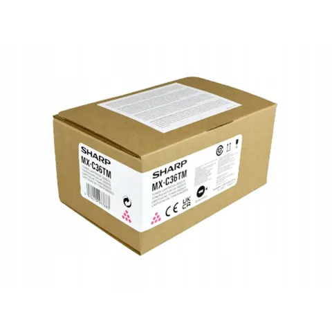 Toner Sharp MXC36TM MX-C36TM czerwony (purpurowy) – zdjęcie 2