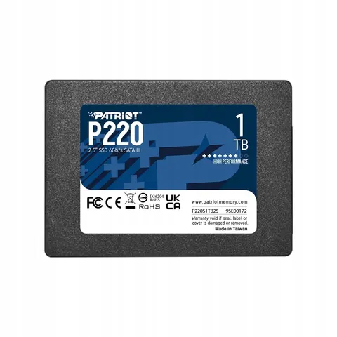 Ssd Patriot P220 1TB Sata 2,5" – zdjęcie 2