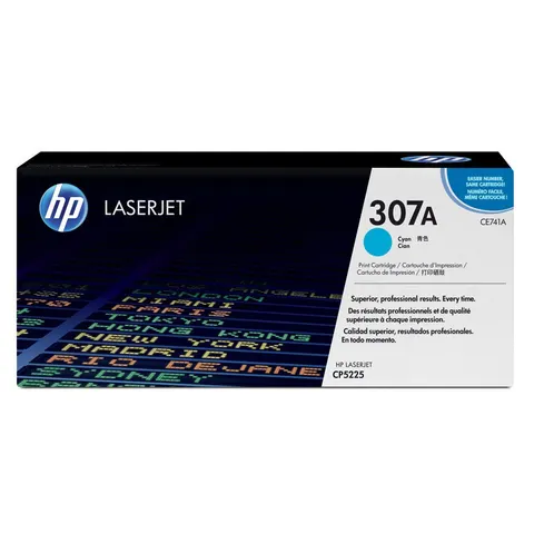 Toner Hp 307A CE741A niebieski (cyan) – zdjęcie 2