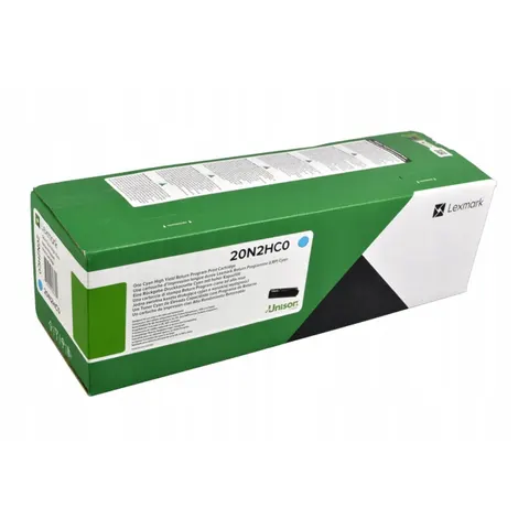 Toner Lexmark 20N2HC0 niebieski (cyan) – zdjęcie 2
