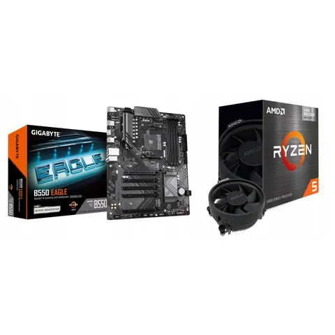 Zestaw Amd Ryzen 5 5600 Gigabyte B550 Eagle – zdjęcie 5