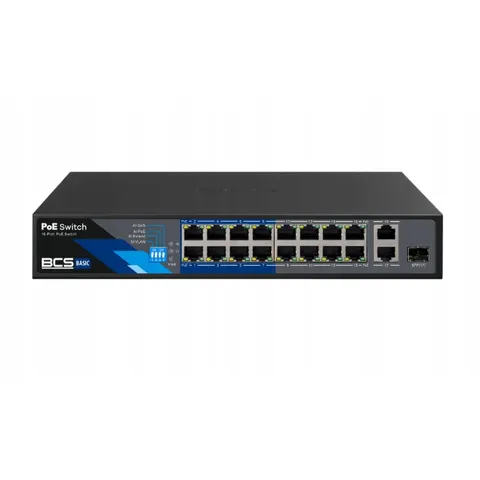 Switch PoE Bcs Basic BCS-B-SP1602G-1SFP – zdjęcie 4