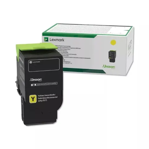 Żółty toner Lexmark 78C2UY0 – zdjęcie 2
