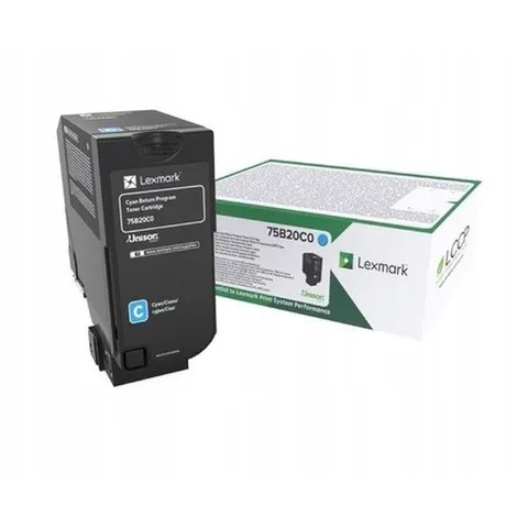 Toner Lexmark 75B20C0 niebieski (cyan) – zdjęcie 2