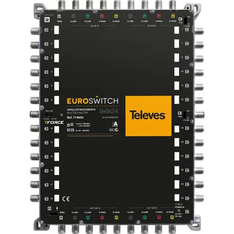 EuroSwitch Televes 9x9x24 ref. 719604 – zdjęcie 2