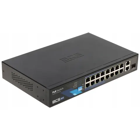 Switch PoE Bcs Basic BCS-B-SP1602G-1SFP – zdjęcie 3