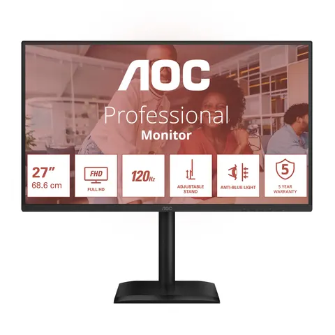 Monitor Led Aoc E4CV 27" 1920 x 1080 px Ips Pls – zdjęcie 3