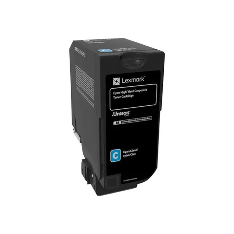 Toner błękitny Lexmark 74C2HCE – zdjęcie 2