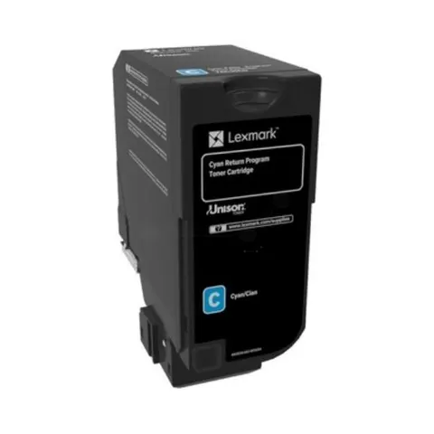 Toner Lexmark 84C2HCE niebieski (cyan) – zdjęcie 2