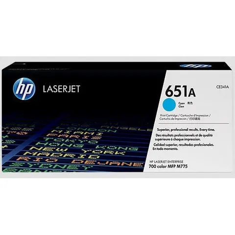 Toner Hp 651A CE341A niebieski (cyan) – zdjęcie 2