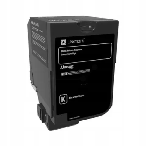 Toner Lexmark 74C2HKE czarny (black) – zdjęcie 2