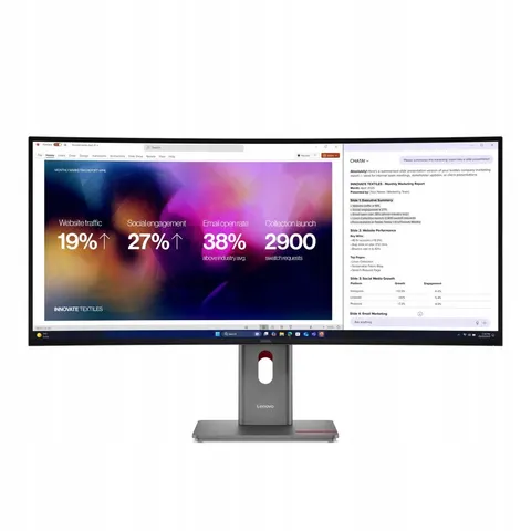 Monitor 39.7 cala ThinkVision P40WD-40 64B4XAT1EU – zdjęcie 2