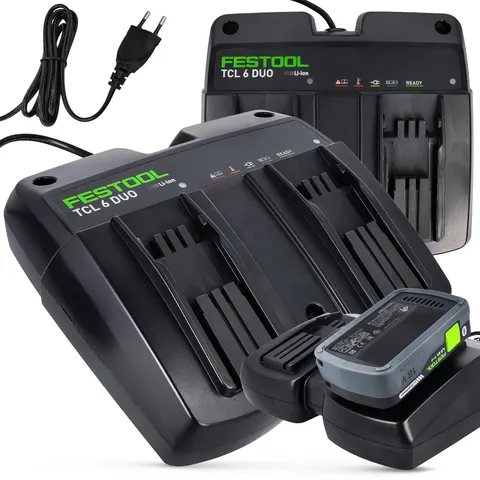 Szybka ładowarka Tcl 6 Duo Festool – zdjęcie 2