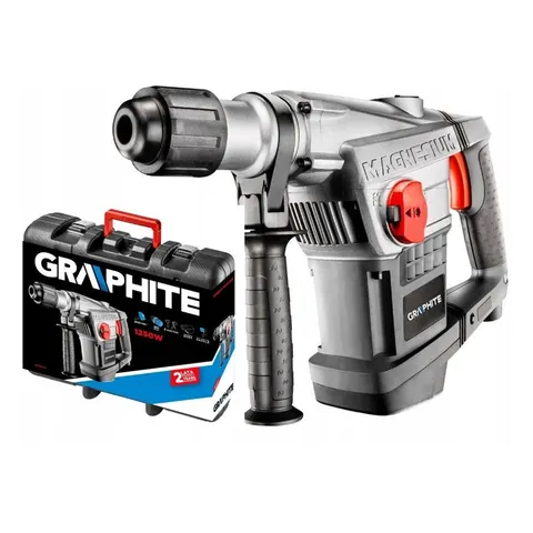 Młot udarowy SDS Max 1250W, walizka GRAPHITE – zdjęcie 5