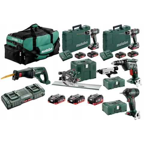 Metabo Zestaw Combo 8 Narzędzi 6 Akumulatorów – zdjęcie 2