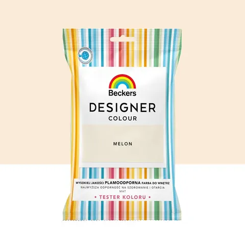 Tester farby Beckers Designer Colour Melon 50 ml – zdjęcie 2