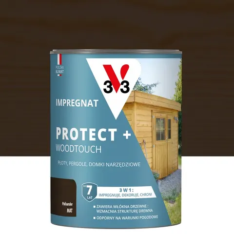 V33 Impregnat Protect+ palisander 0,7L – zdjęcie 2