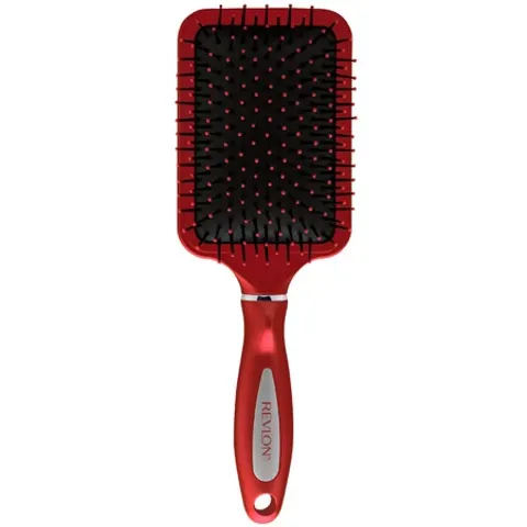 Revlon Essentials Straight & Smooth Hair Brush – Red – image 4